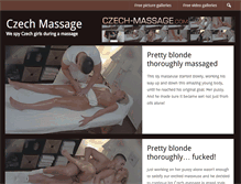 Tablet Screenshot of czech-massage.com
